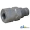 A & I Products Coupler, Male Flat Face; FEM Series, ISO 16028 4" x4" x1" A-FEM-502-8FP-P - alternate 4